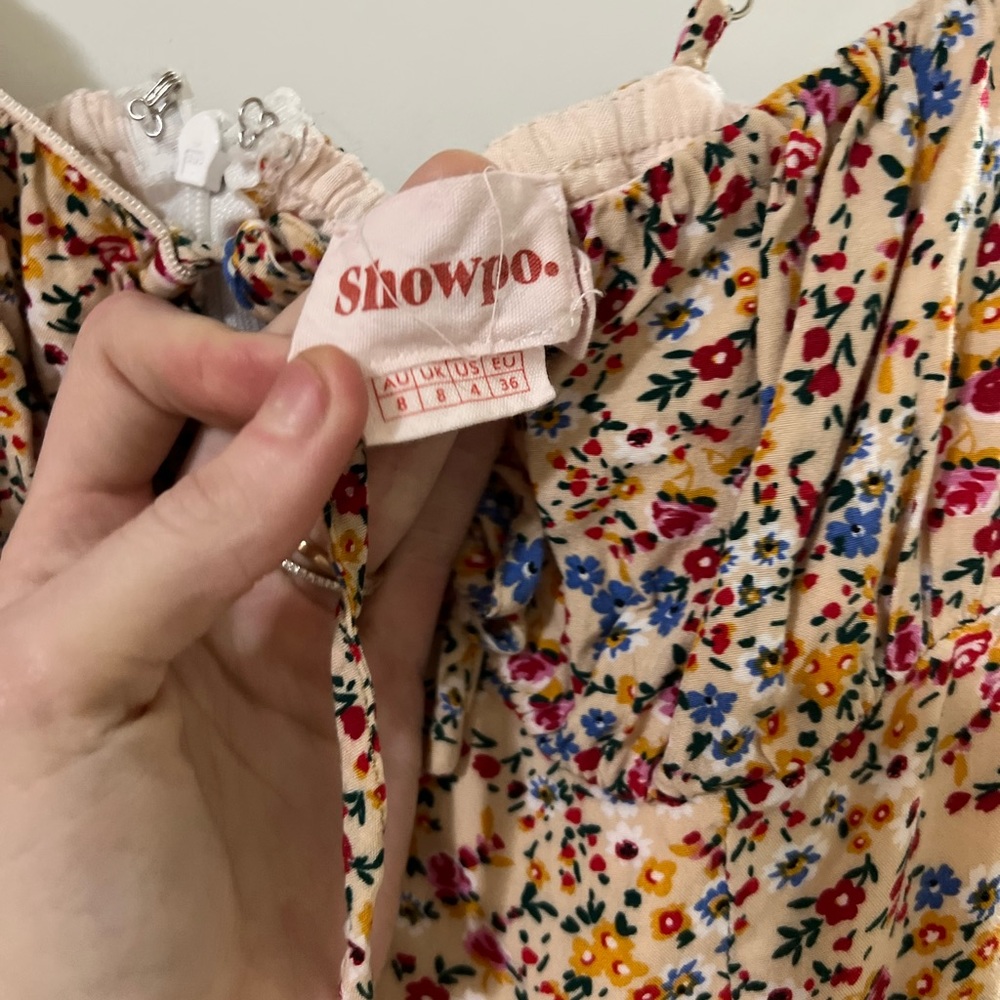 Showpo floral midi dress